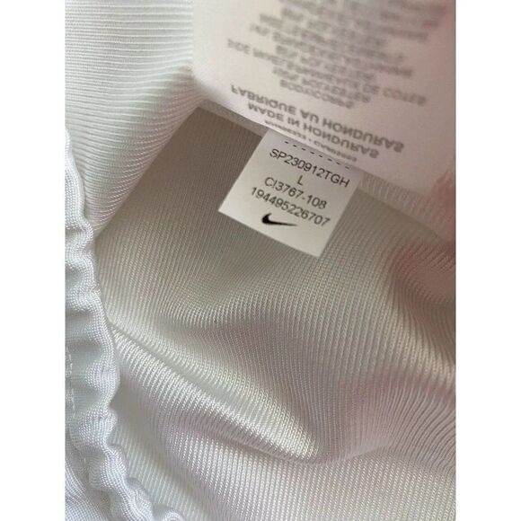 Nike Football Performance Jersey Mesh Vented White Royal CI3767-108 Men’s Sz L - Picture 9 of 13